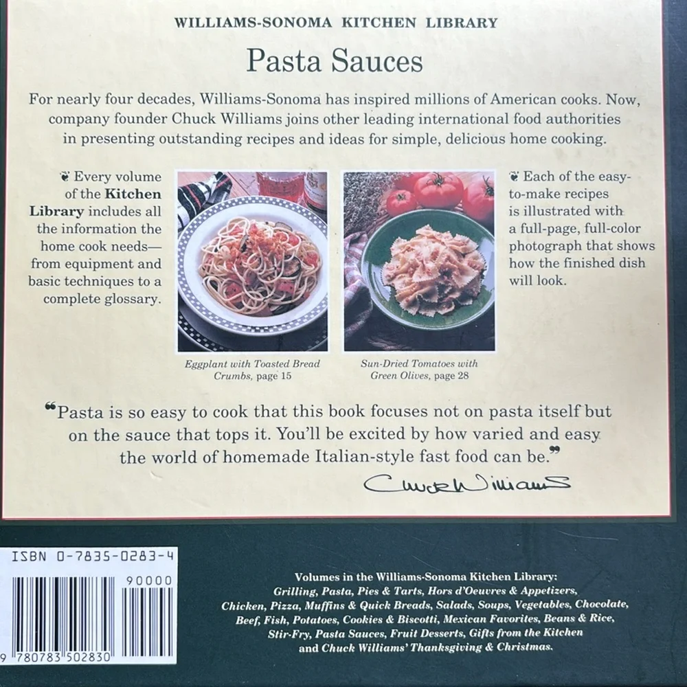 Williams-Sonoma Kitchen Library Cookbooks Set of 2